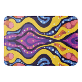 Boho Abstract kleurrijk 11 Badmat