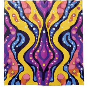 Boho Abstract kleurrijk 11 Douchegordijn