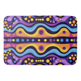 Boho Abstract kleurrijk 12 Badmat