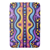 Boho Abstract kleurrijk 12 Badmat (Voorkant Verticaal)