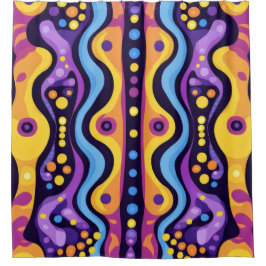 Boho Abstract kleurrijk 12 Douchegordijn