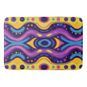 Boho Abstract kleurrijk 17 Badmat (Voorkant)