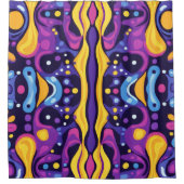 Boho Abstract kleurrijk 19 Douchegordijn (Voorkant)