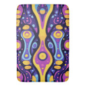 Boho Abstract kleurrijk 1 Badmat (Voorkant Verticaal)