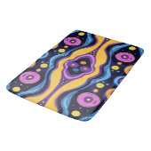 Boho Abstract kleurrijk 2 Badmat (Gekanteld)