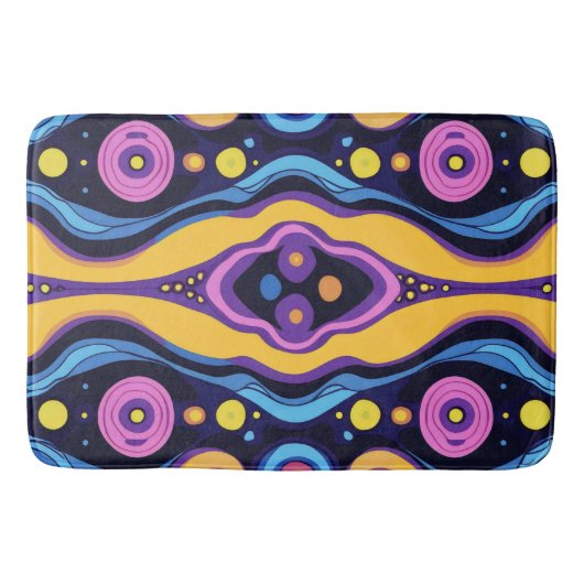 Boho Abstract kleurrijk 2 Badmat (Voorkant)