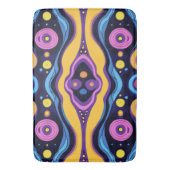 Boho Abstract kleurrijk 2 Badmat (Voorkant Verticaal)