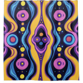 Boho Abstract kleurrijk 2 Douchegordijn