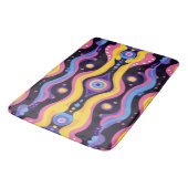 Boho Abstract kleurrijk 3 Badmat (Gekanteld)