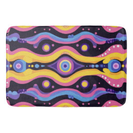 Boho Abstract kleurrijk 3 Badmat