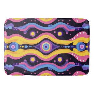 Boho Abstract kleurrijk 3 Badmat