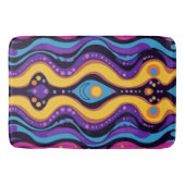 Boho Abstract kleurrijk 4 Badmat (Voorkant)
