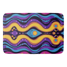 Boho Abstract kleurrijk 4 Badmat
