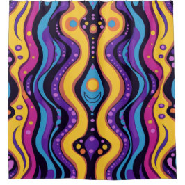 Boho Abstract kleurrijk 4 Douchegordijn