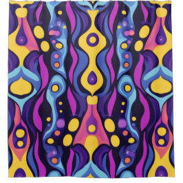 Boho Abstract kleurrijk 5 Douchegordijn