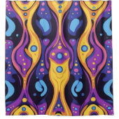 Boho Abstract kleurrijk 6 Douchegordijn (Voorkant)