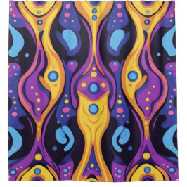 Boho Abstract kleurrijk 6 Douchegordijn