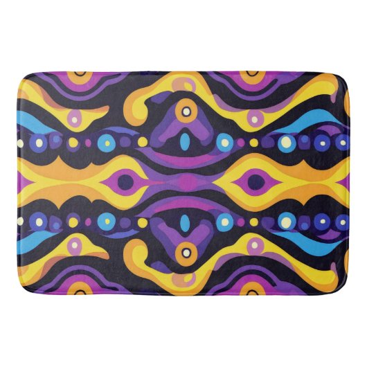 Boho Abstract kleurrijk 7 Badmat (Voorkant)