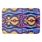 Boho Abstract kleurrijk 9 Badmat (Voorkant)