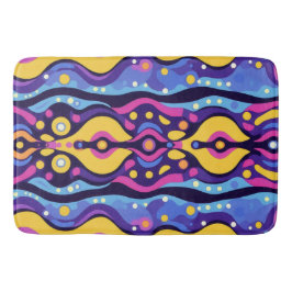 Boho Abstract kleurrijk 9 Badmat