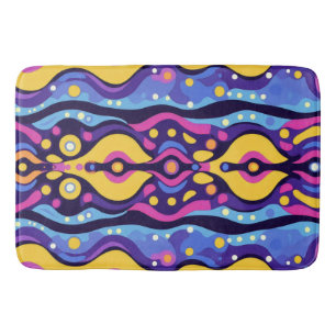 Boho Abstract kleurrijk 9 Badmat
