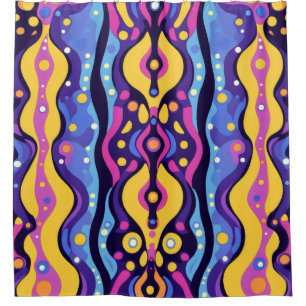 Boho Abstract kleurrijk 9 Douchegordijn