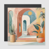 Boho Abstract landschap (10) (Voorkant / Achterkant)