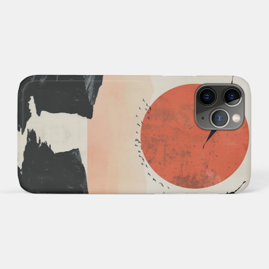 Boho Abstract landschap (12) Case-Mate iPhone Case (Achterkant (horizontaal))