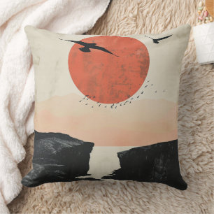 Boho Abstract landschap (12) Kussen