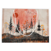 Boho Abstract landschap (13) Groot Cadeauzakje (Achterkant)