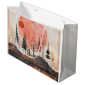 Boho Abstract landschap (13) Groot Cadeauzakje (Voorkant Gekanteld)
