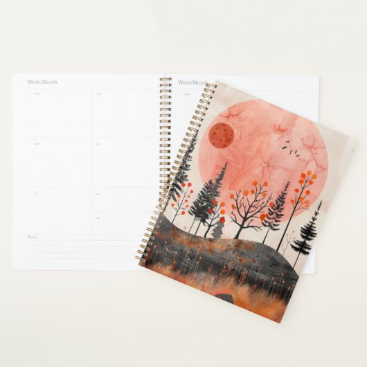 Boho Abstract landschap (13) Planner (Display)