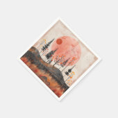 Boho Abstract landschap (13) Servet (Hoek)