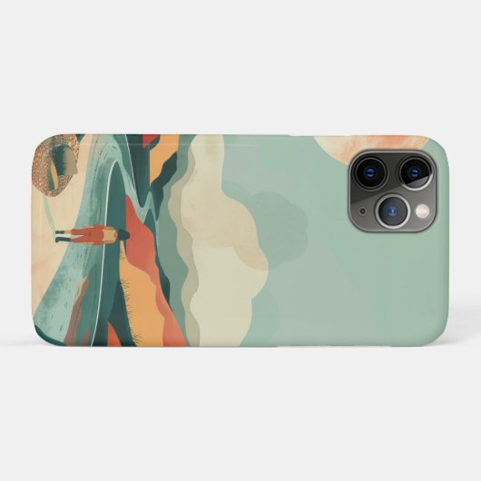 Boho Abstract landschap (14) Case-Mate iPhone Case (Achterkant (horizontaal))
