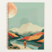 Boho Abstract landschap (14) Planner (Voorkant)