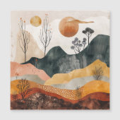Boho Abstract landschap (15) (Voorkant)