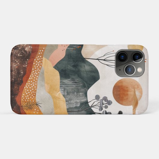 Boho Abstract landschap (15) Case-Mate iPhone Case (Achterkant (horizontaal))