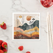 Boho Abstract landschap (15) Servet (Insitu)