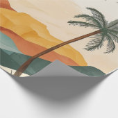 Boho Abstract landschap (16) Cadeaupapier (Hoek)