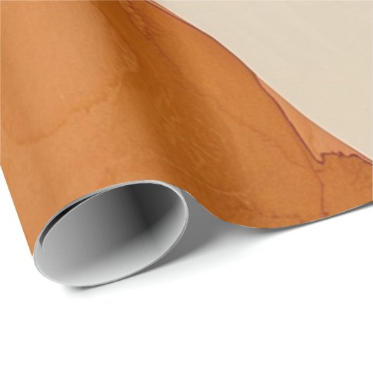 Boho Abstract landschap (17) Cadeaupapier (Rol Hoek)