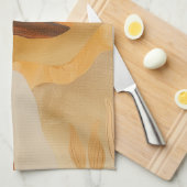 Boho Abstract landschap (17) Theedoek (Quarter Fold)