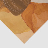 Boho Abstract landschap (17) Tissuepapier (Detail)
