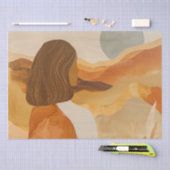 Boho Abstract landschap (17) Tissuepapier (Craft)