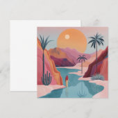 Boho Abstract landschap (18) (Voorkant / Achterkant)