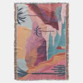 Boho Abstract landschap (18) Deken (Voorkant Verticaal)