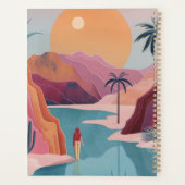 Boho Abstract landschap (18) Planner (Achterkant)