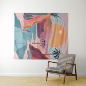 Boho Abstract landschap (18) Wandkleed (In Situ (horizontaal))