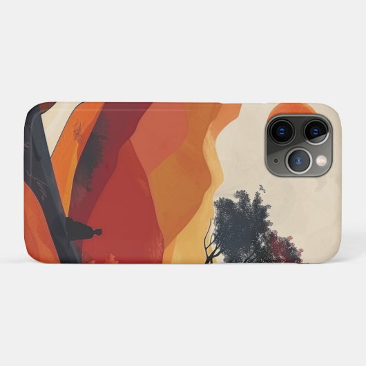 Boho Abstract landschap (19) Case-Mate iPhone Case (Achterkant (horizontaal))