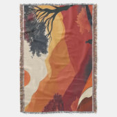 Boho Abstract landschap (19) Deken (Voorkant Verticaal)