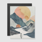 Boho Abstract landschap (2) (Voorkant / Achterkant)